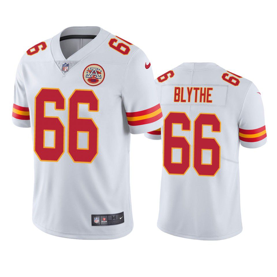 Men Kansas City Chiefs 66 Austin Blythe Nike White Limited NFL Jersey